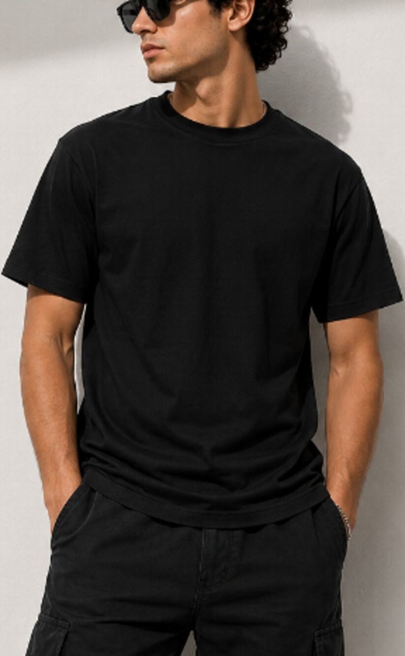NWT Cernucci T-Shirt UrbanTee Regular Fit, Black Size Medium